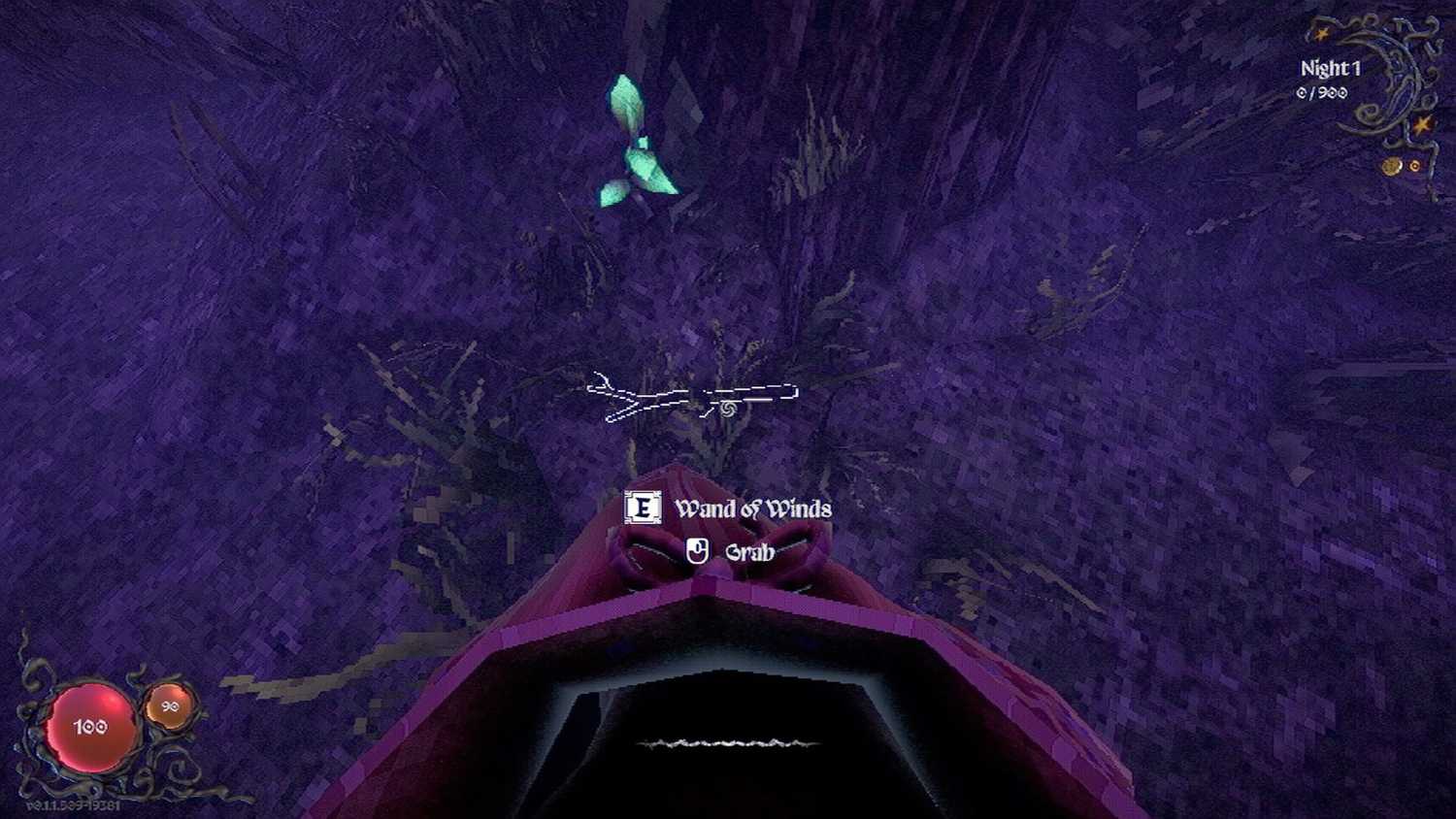 Blessed Wand gameplay showing healing in action